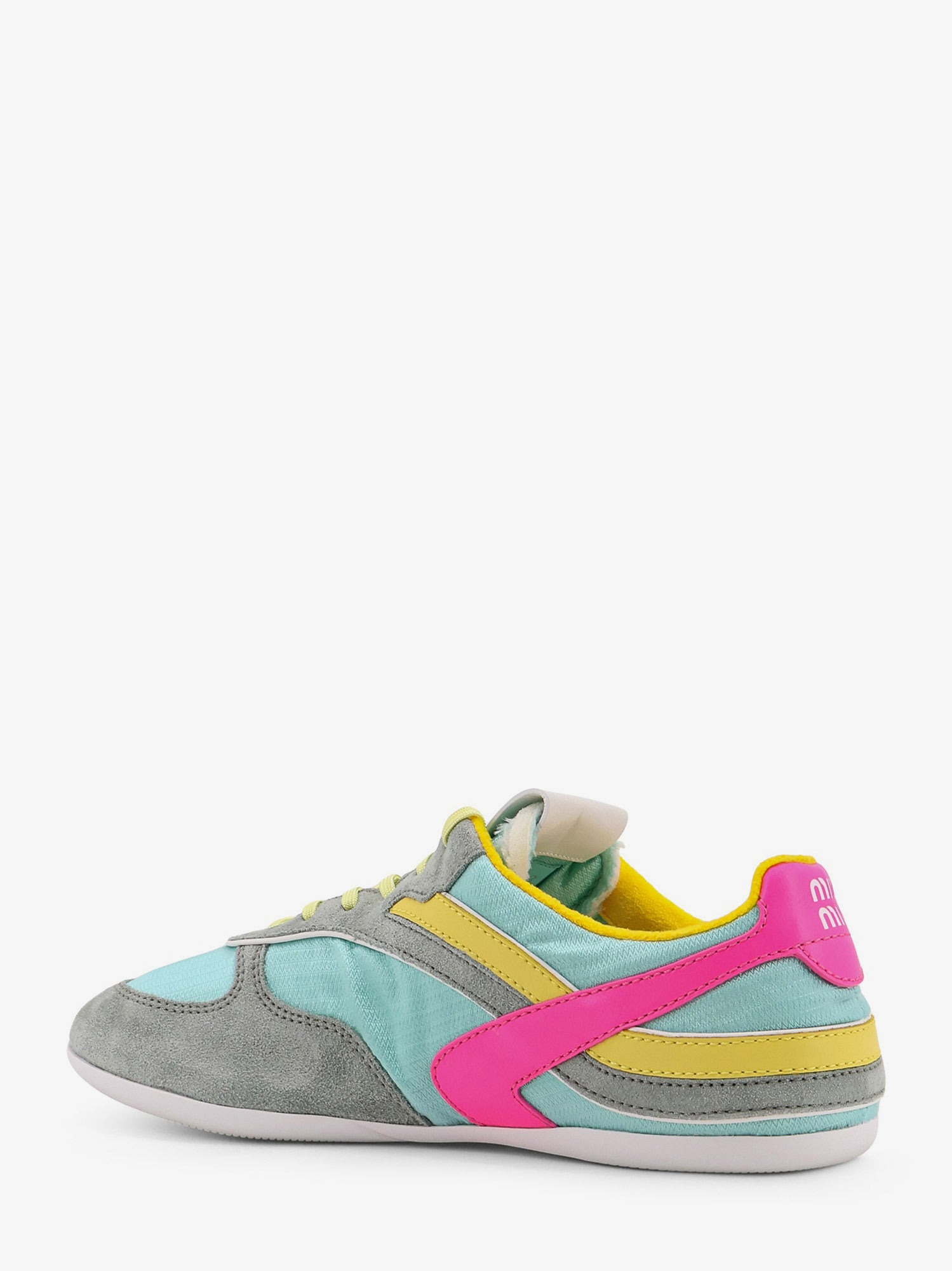 Gymnasium Low-Top Technical Fabric And Suede Sneackers - 3