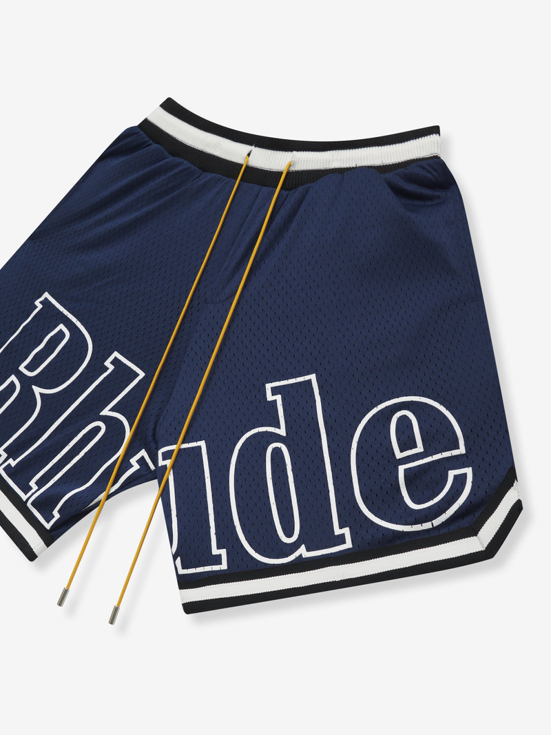 Rhude COURT LOGO SHORTS outlook