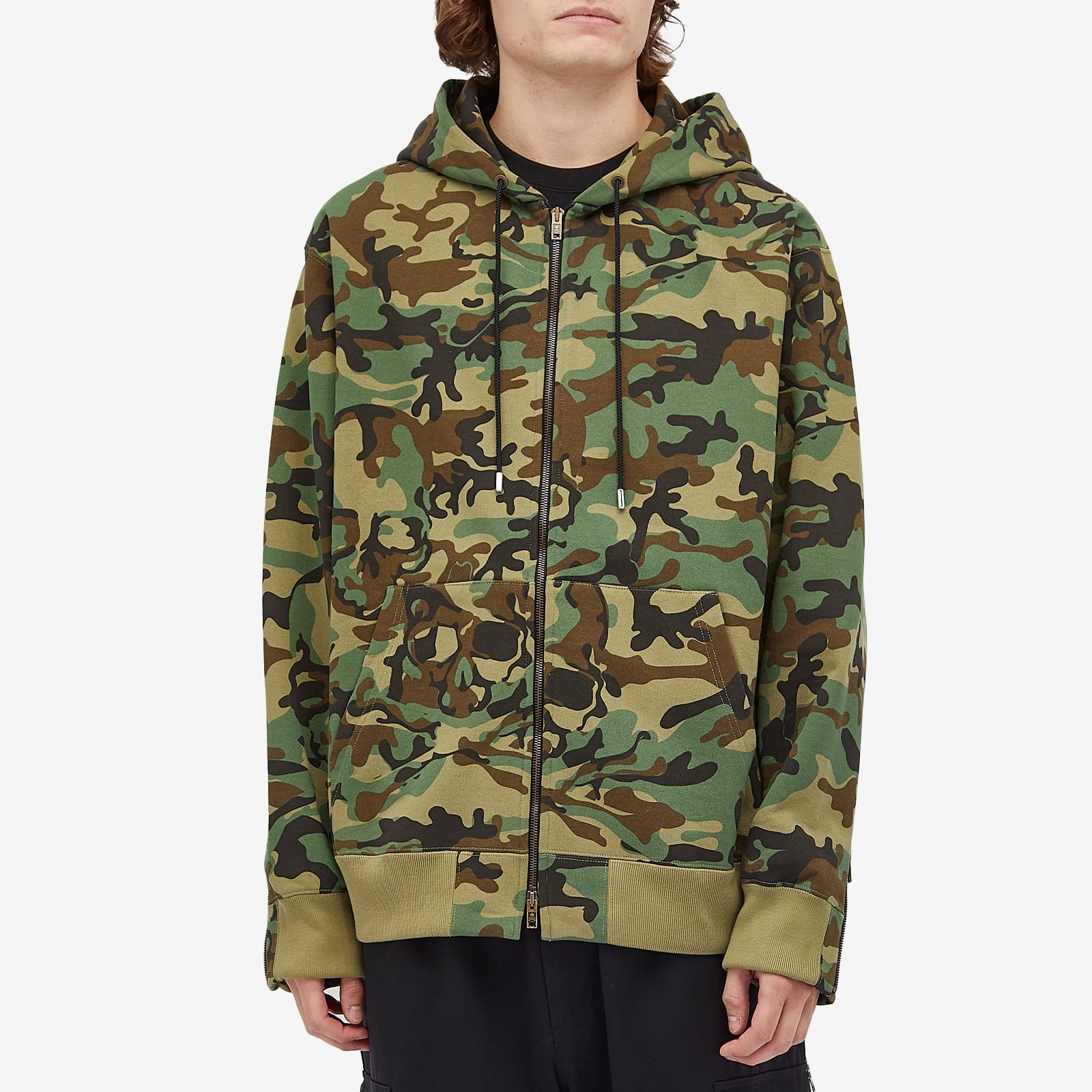 MASTERMIND WORLD Camo Full Zip Hoodie - 2