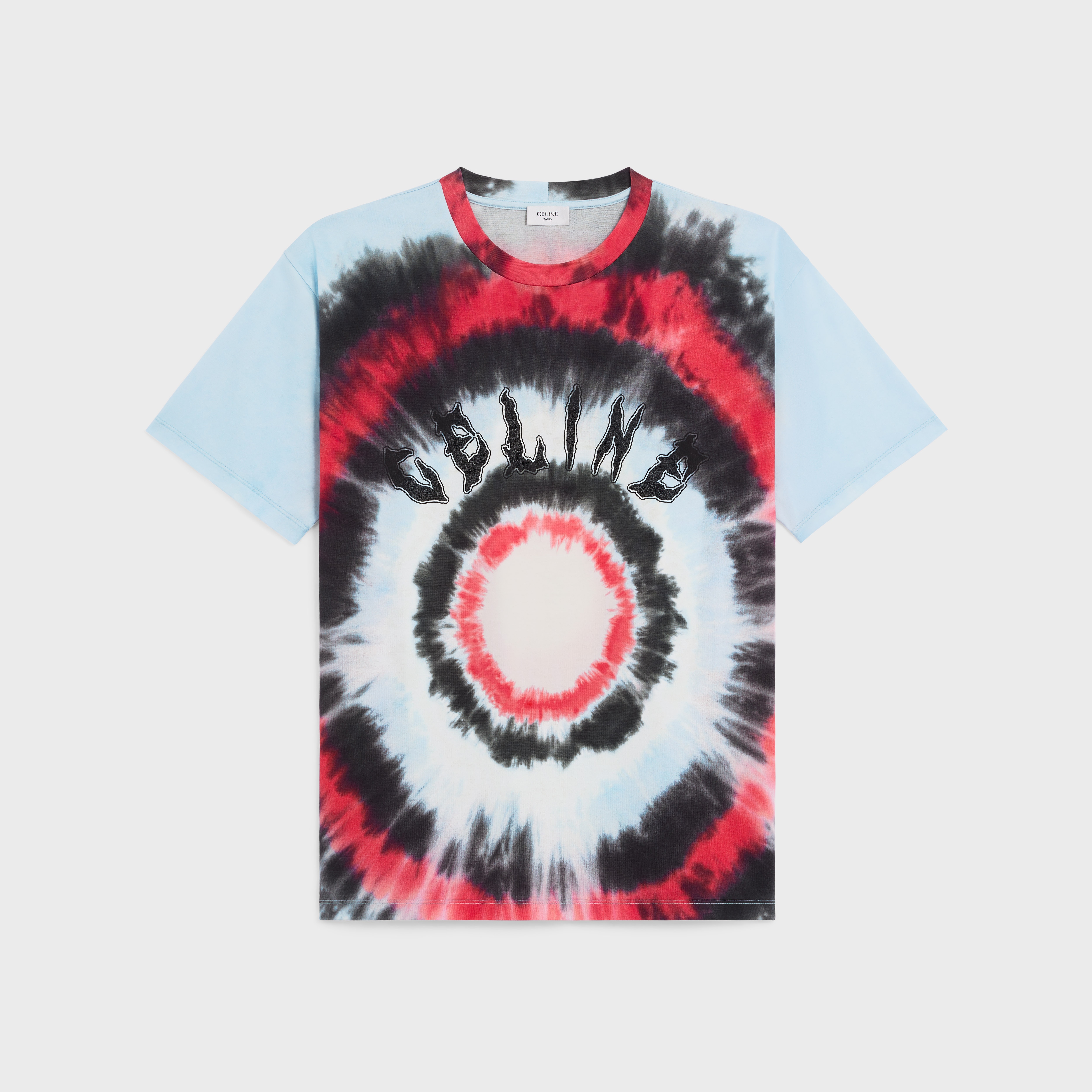 celine loose t-shirt in tie-dye - 1