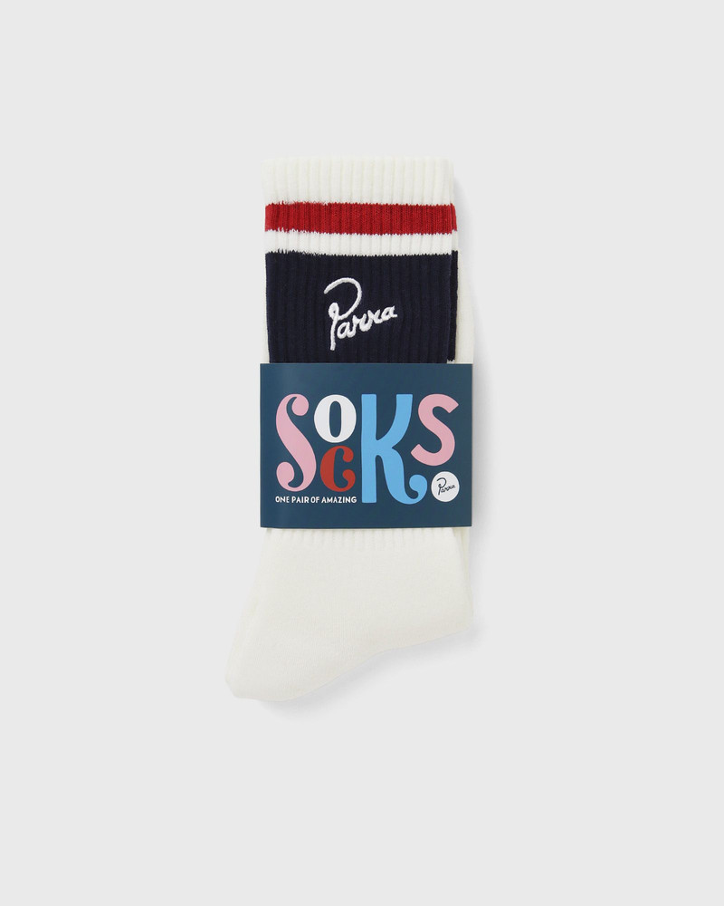 SIGNATURE STRIPED CREW SOCKS 1