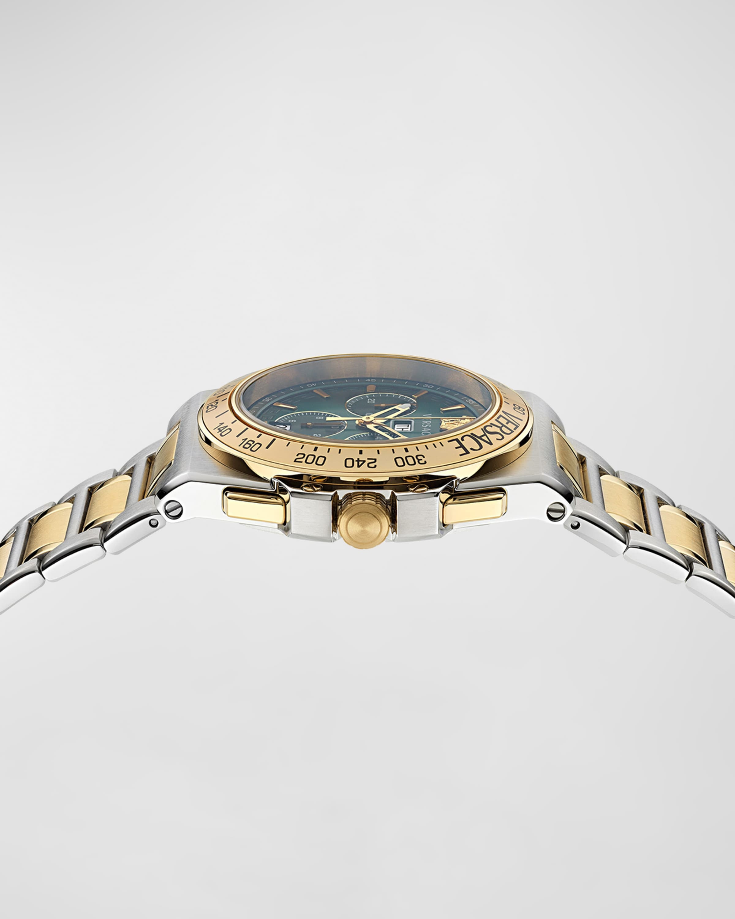 Men's Greca Extreme Chronograph Two-Tone Bracelet Watch, 45mm - 3