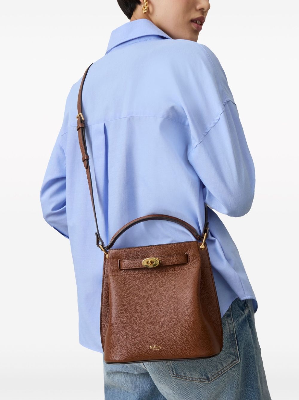 small Islington leather bucket bag - 3