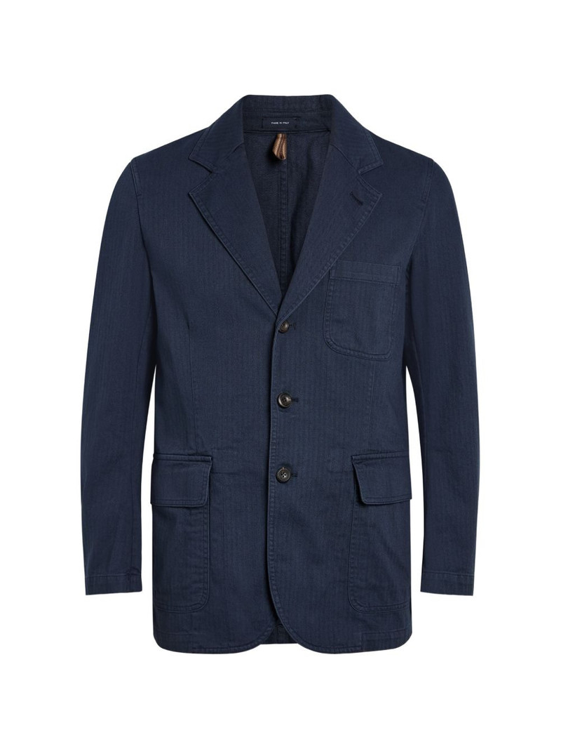 herringbone pocket blazer 1