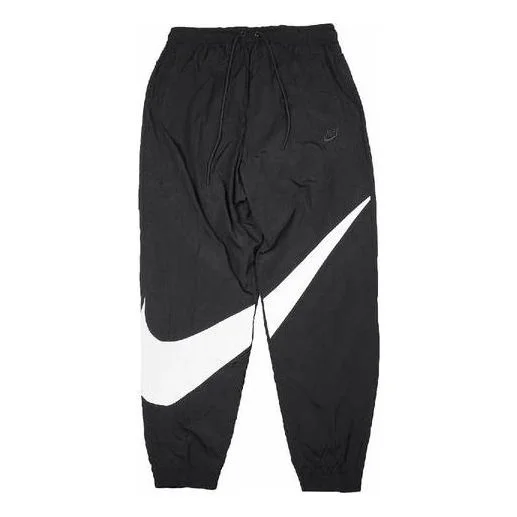 Men's Nike Casual Breathable Lacing Bundle Feet Sports Pants/Trousers/Joggers Autumn Black DV1362-01 - 1