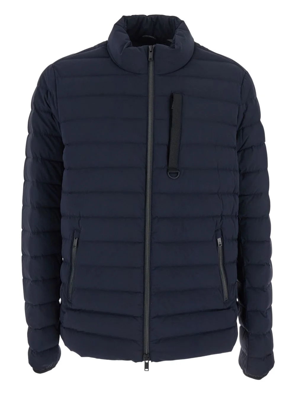 quilted stand-collar puffer jacket - 1