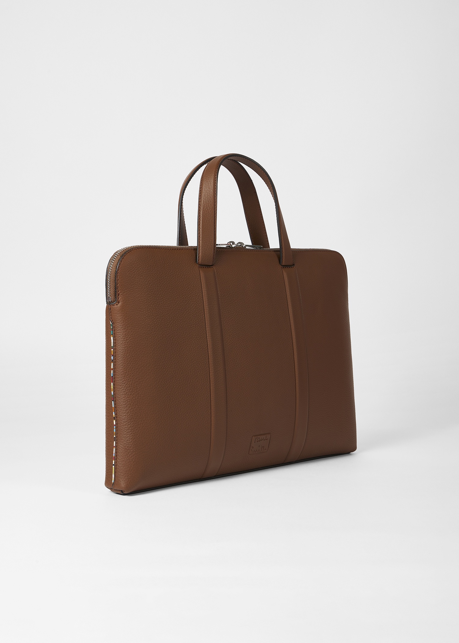Tan Slim Leather Folio - 2