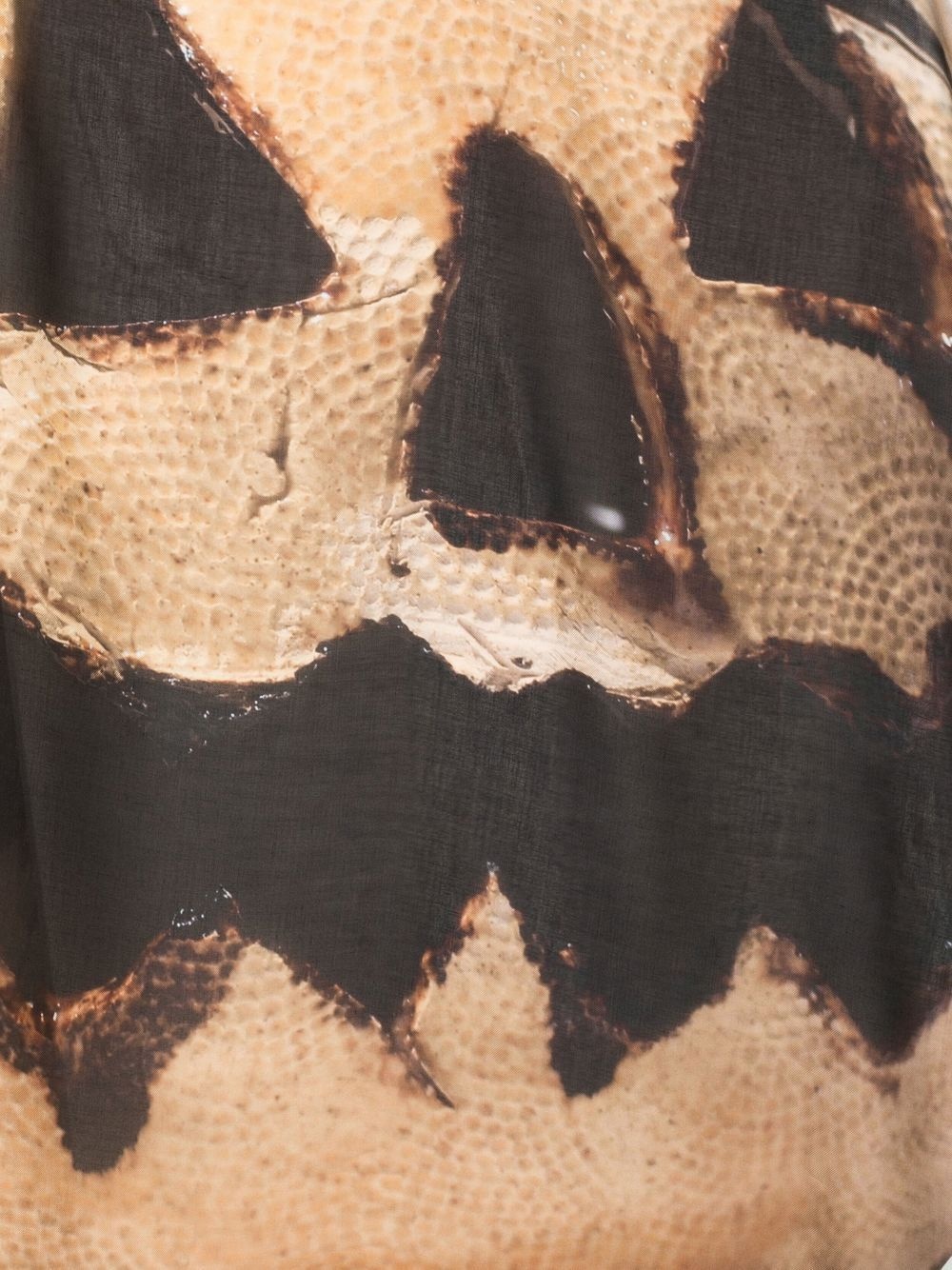 graphic-print scarf - 2