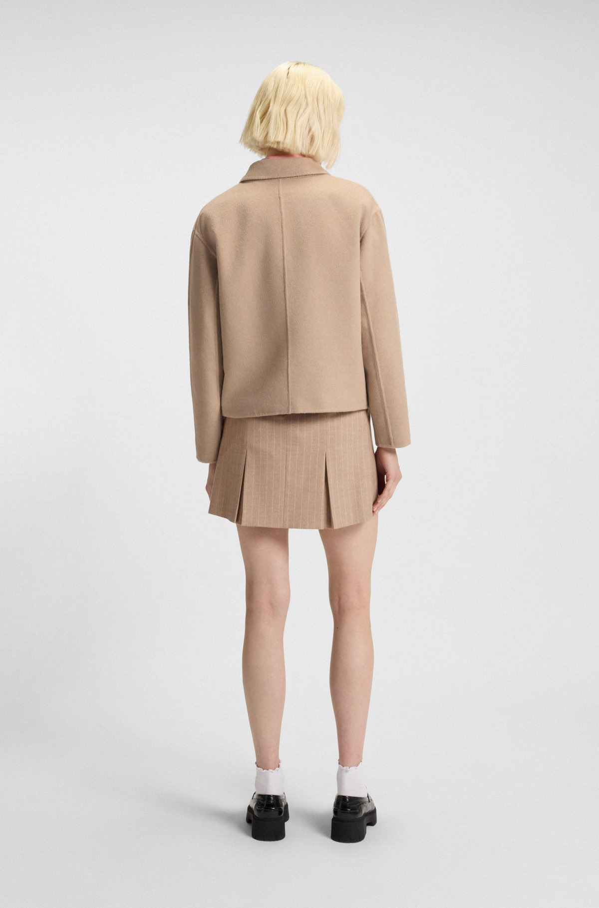 RELAXED-FIT JACKET WITH BUTTON FRONT - 4
