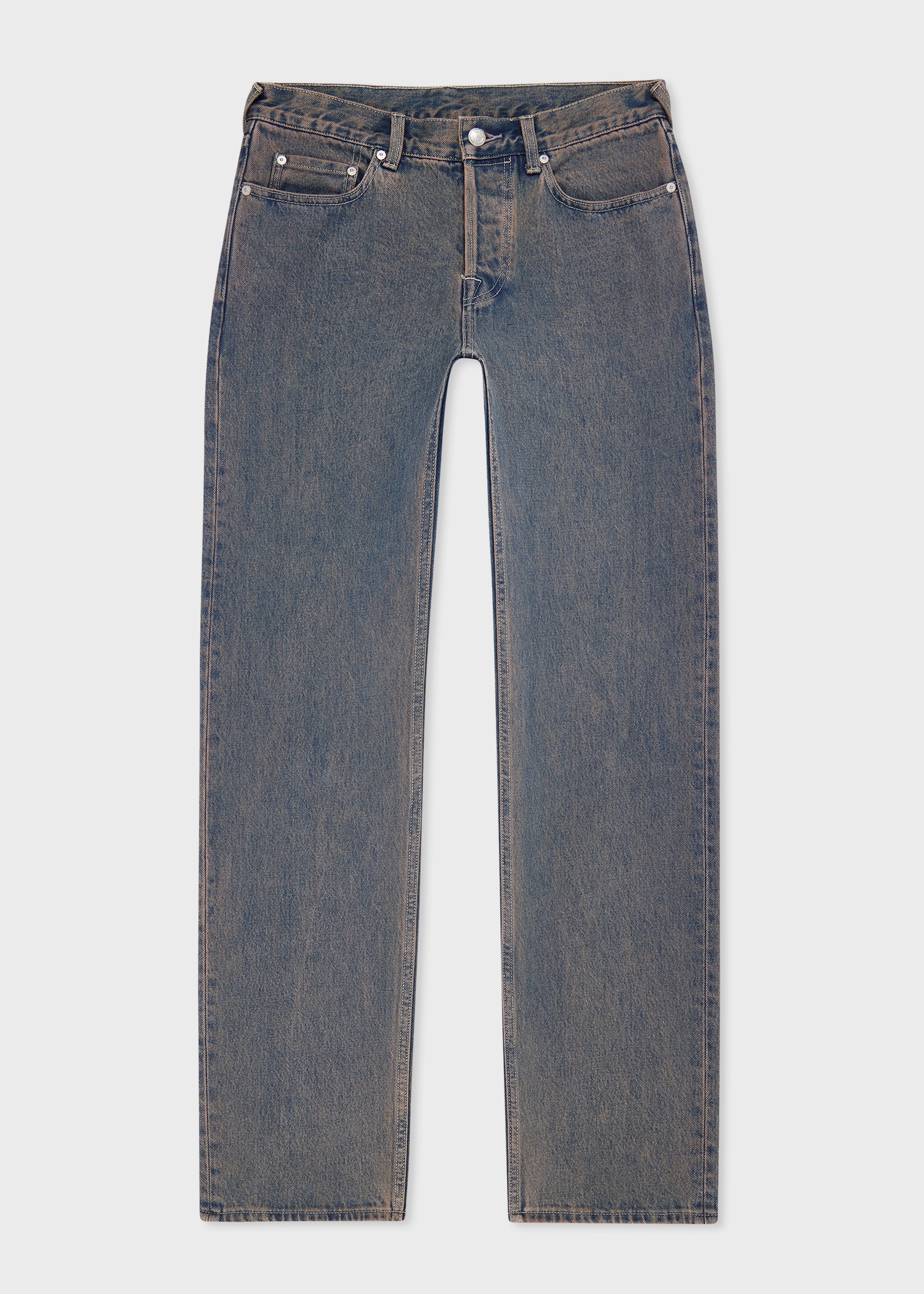 Mauve Overdyed Jeans - 1