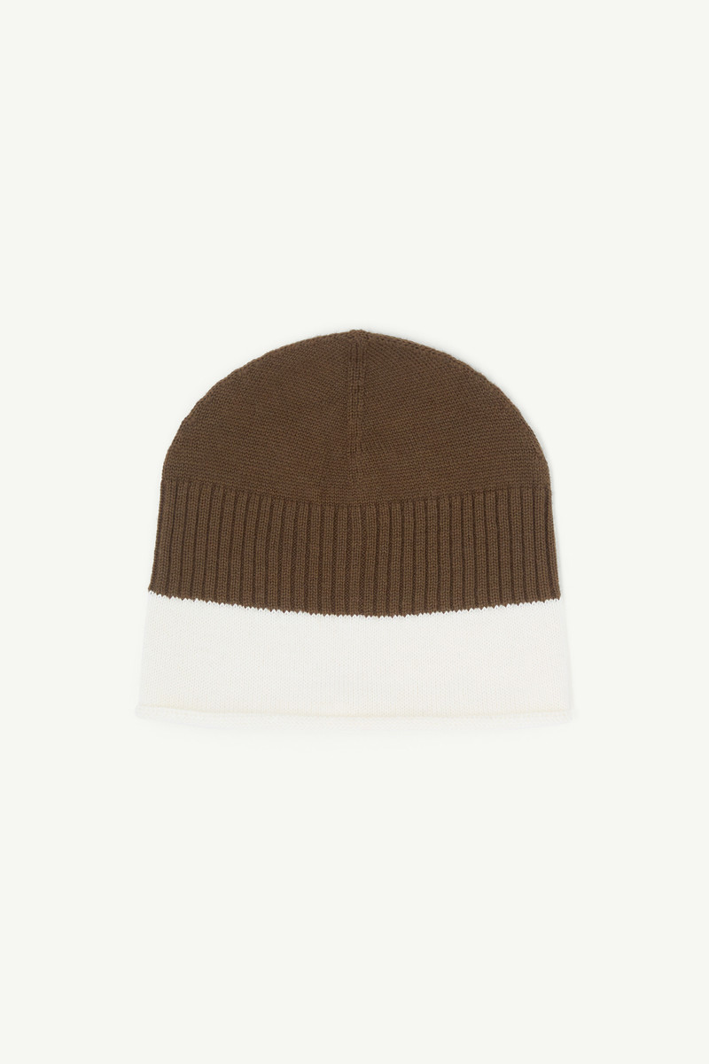 Cotton knit beanie 1