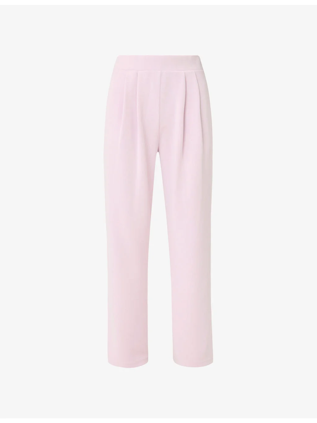 Sand-Wash Wide-Leg Stretch-Modal Trousers - 1