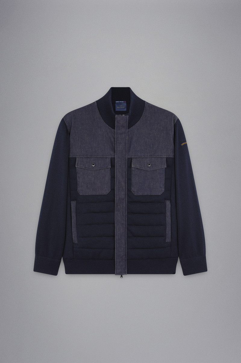 HYBRID SWEATER WOOL AND DENIM 1