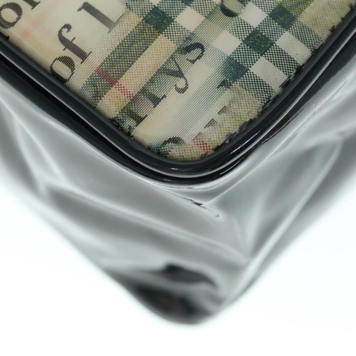 Burberry Nova Check Hand Bag Nylon Beige - 14