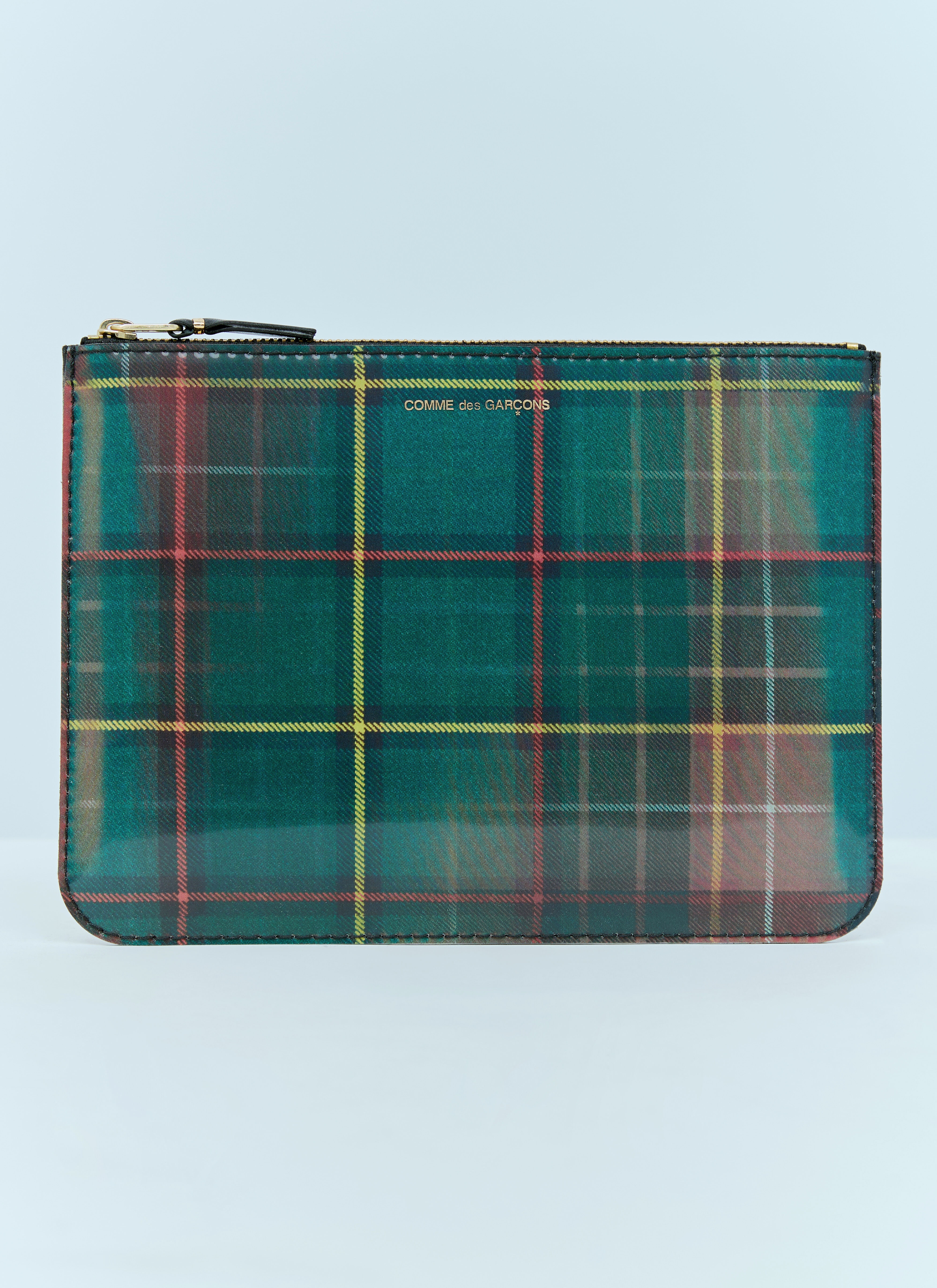 Lenticular Tartan Large Pouch - 1