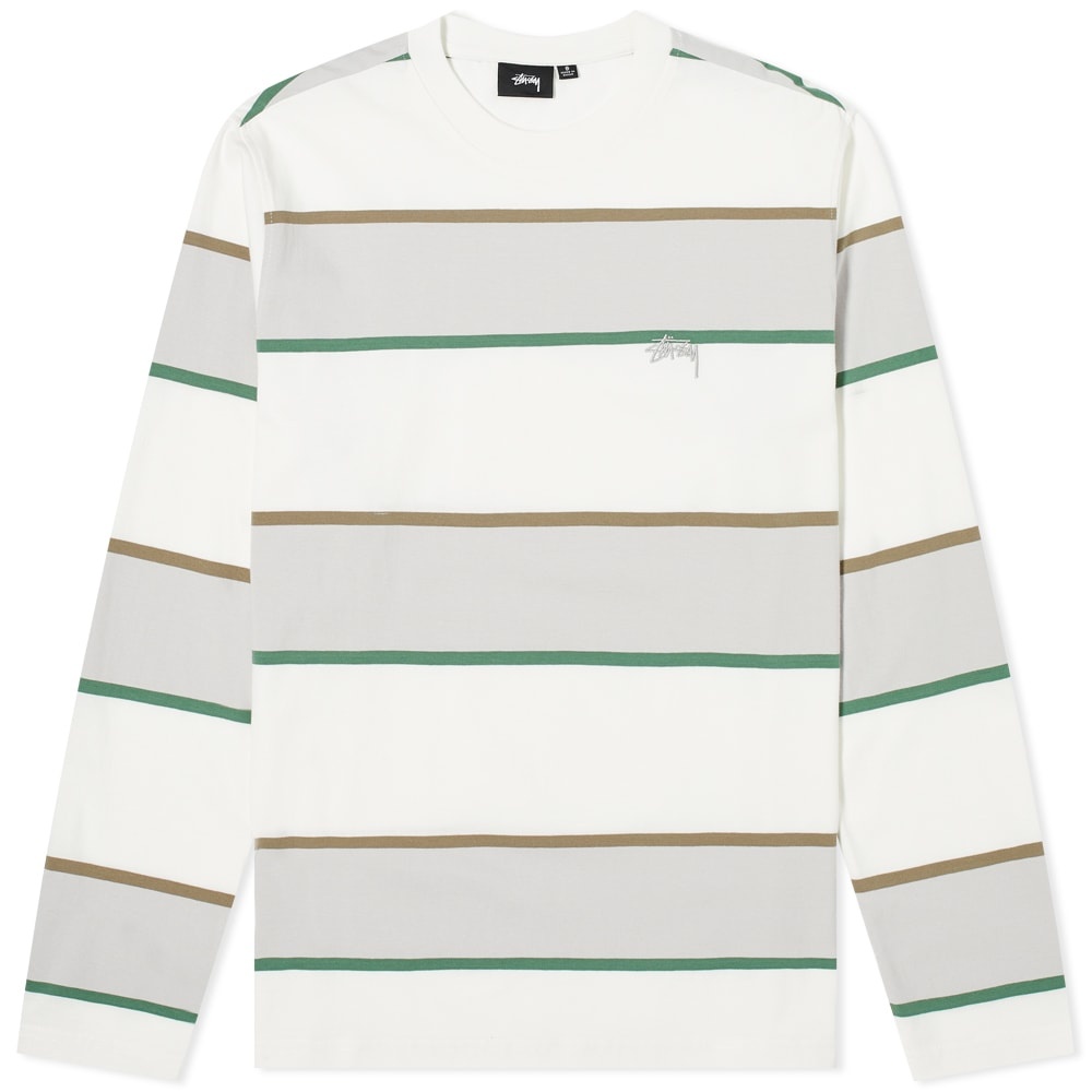 Stussy Long Sleeve Bold Stripe Tee - 1