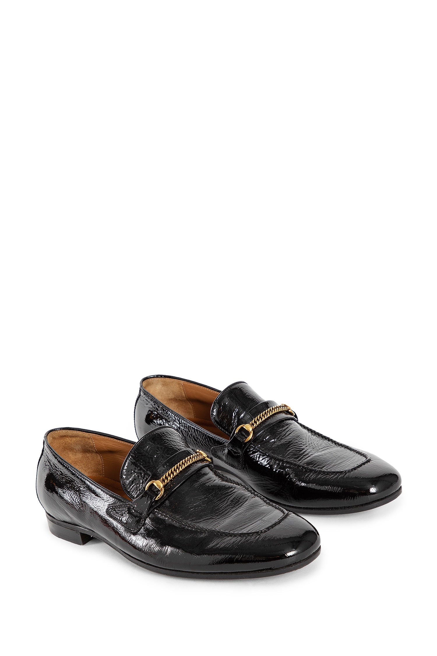 Printed-Patent-Eel-Gigi-Chain-Loafers - 6