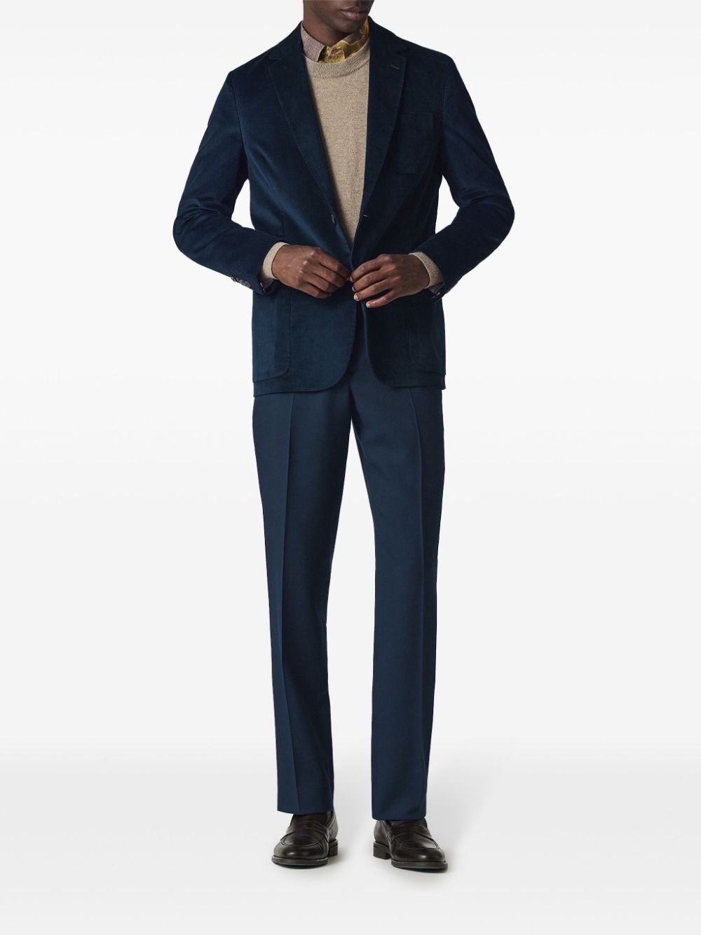 corduroy blazer - 2