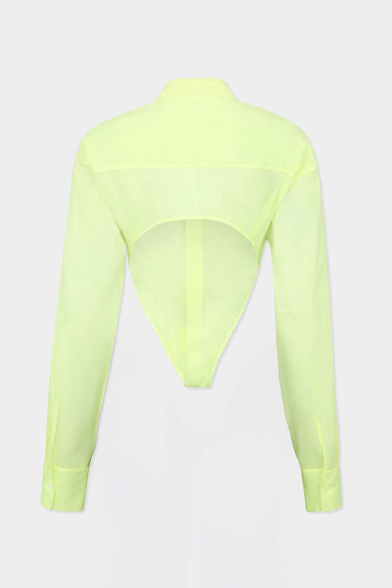 DSQUARED2 DEEP CUT SHEER SHIRT outlook