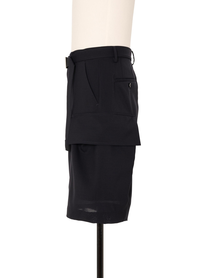 sacai Wool Suiting Shorts outlook