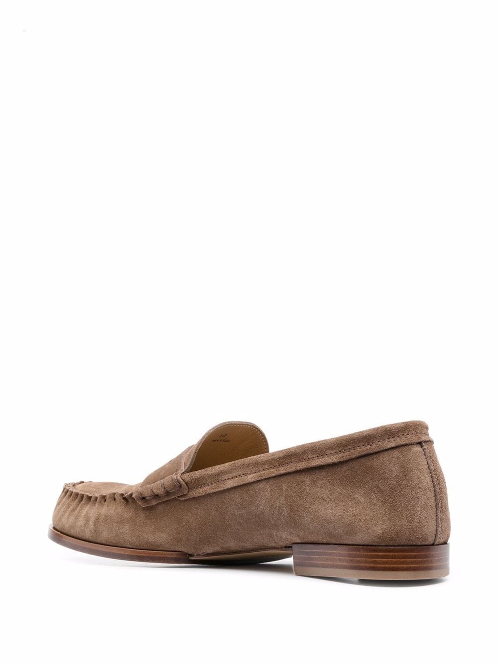 suede penny loafers - 3