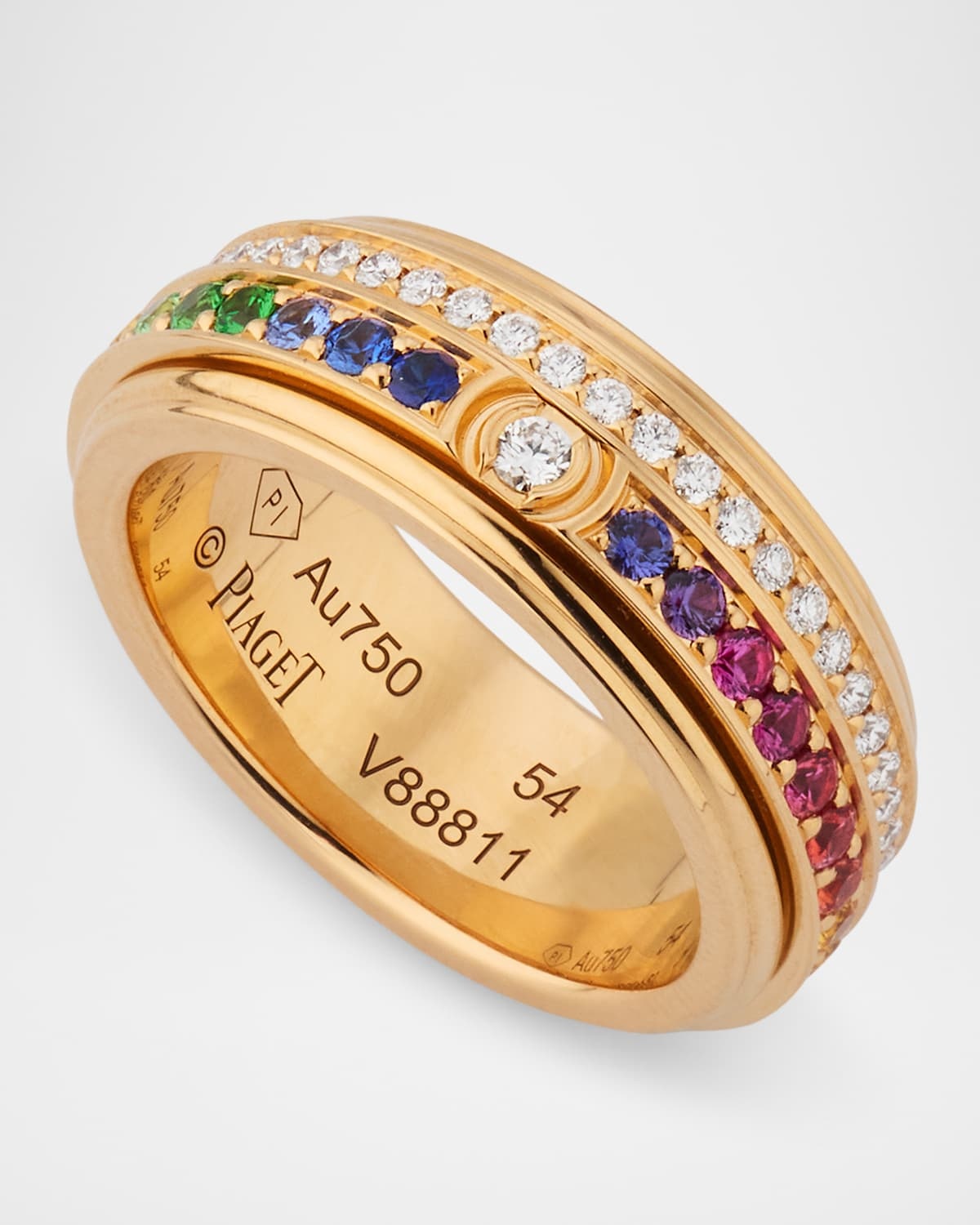 Possession 18K Rose Gold Multi Stone Ring - 3