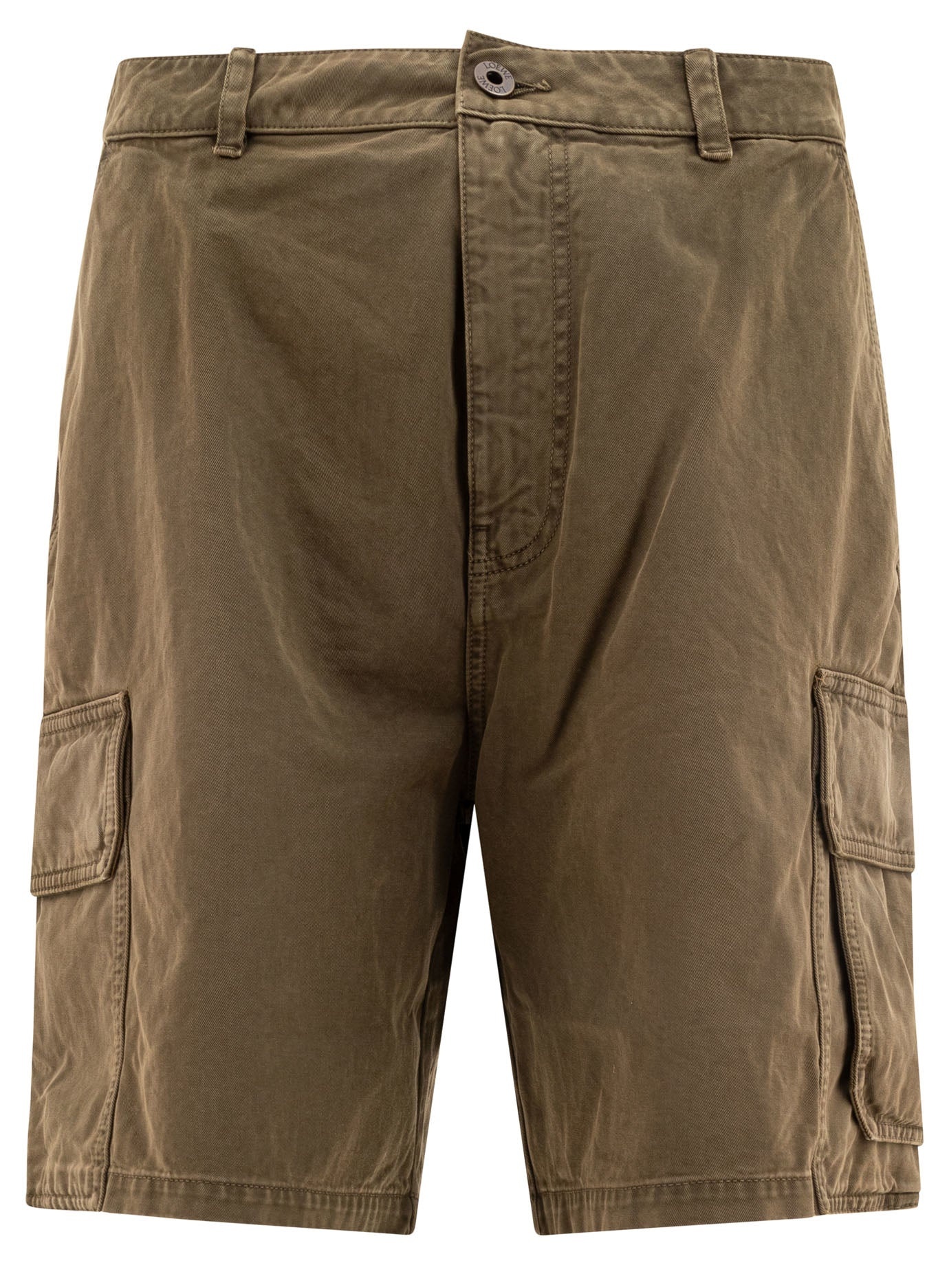 Loewe Cotton Cargo Shorts - 1