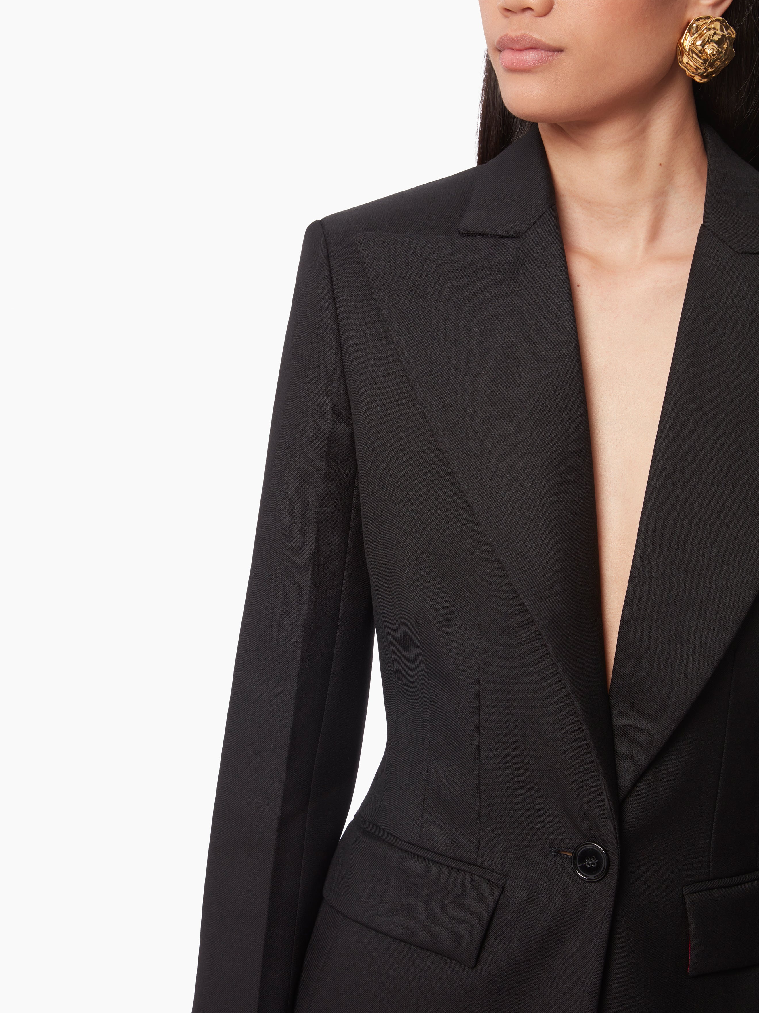 WOOL GABARDINE BLAZER - 2