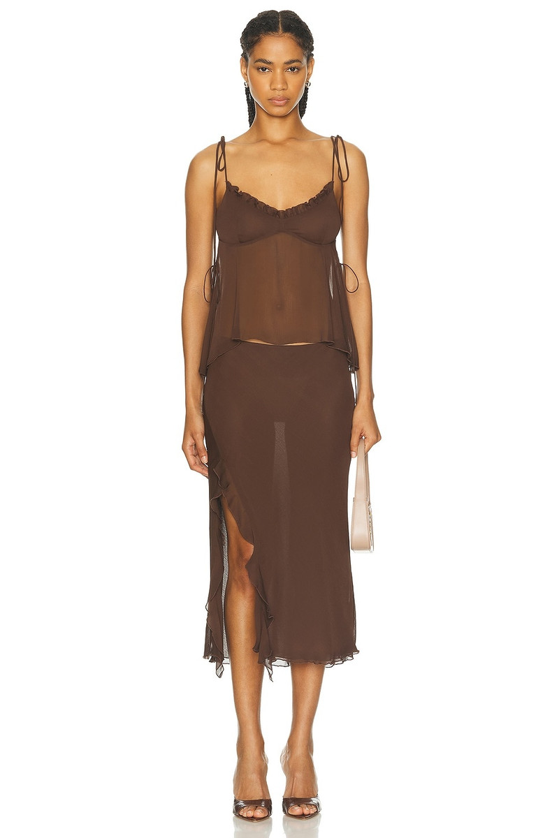 PRISCAVera Chiffon Cami Top outlook