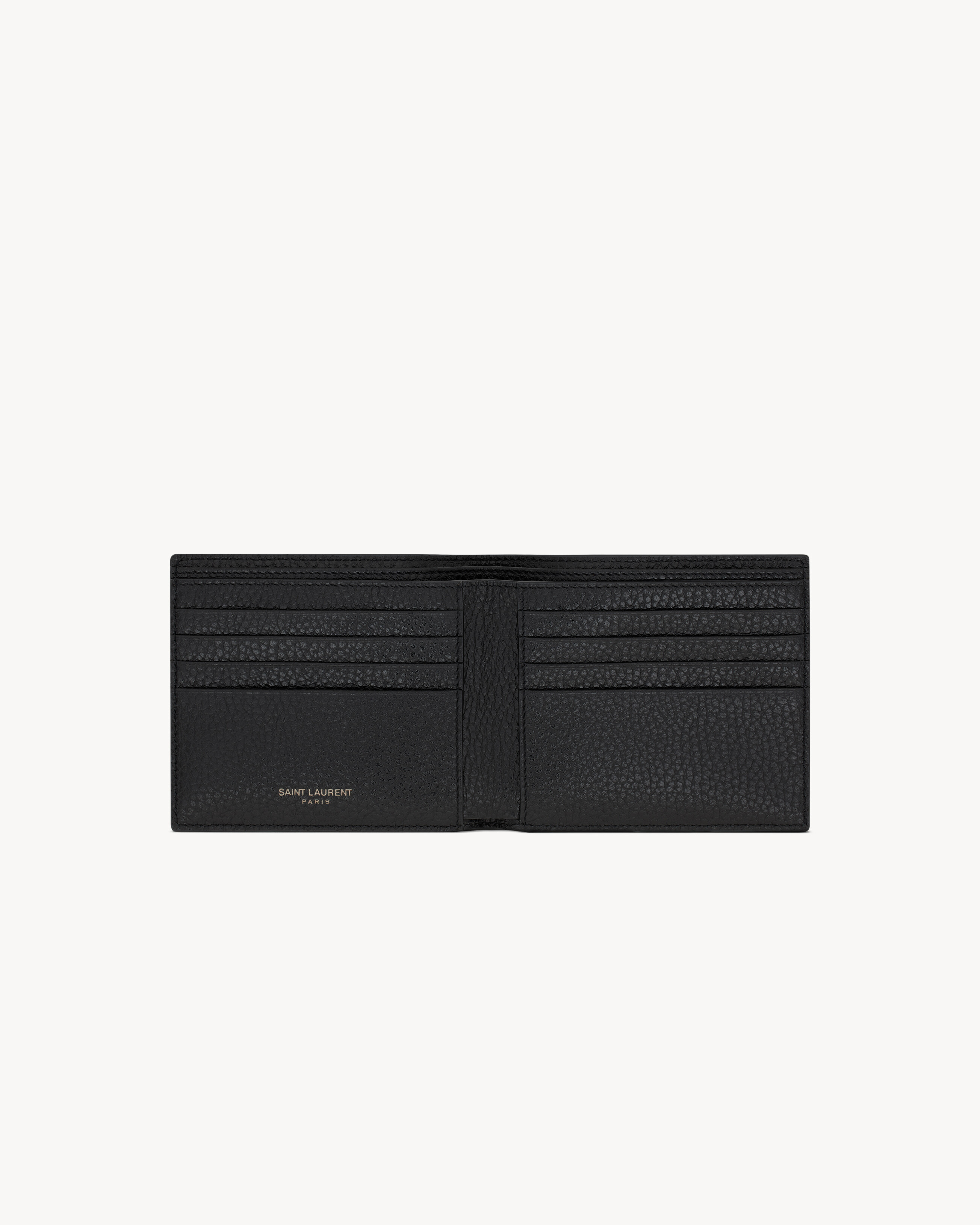 TINY CASSANDRE EAST/WEST WALLET IN GRAINED LEATHER - 4