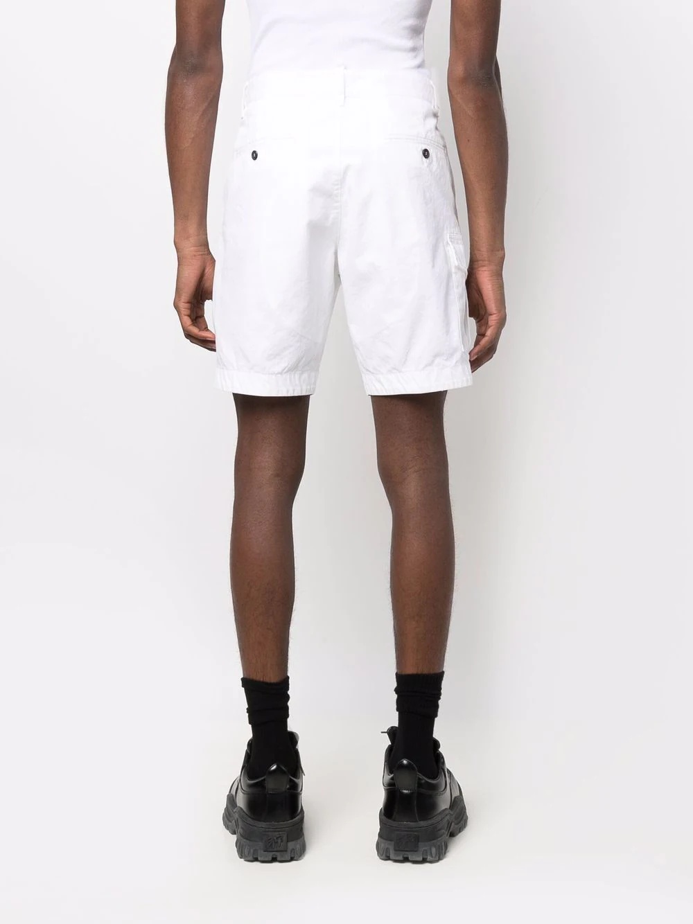 cotton cargo shorts - 4