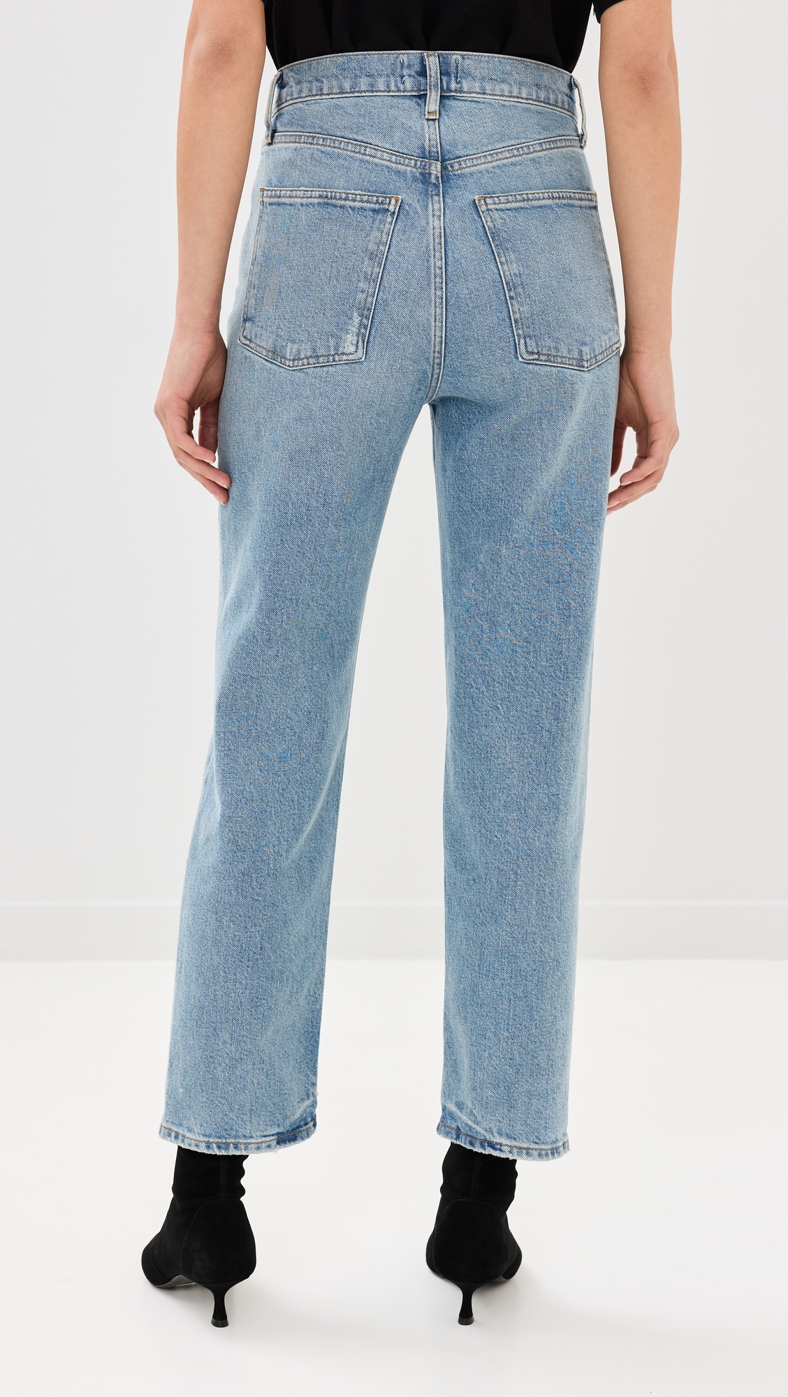 90s Pinch Waist Crop Jeans - 2