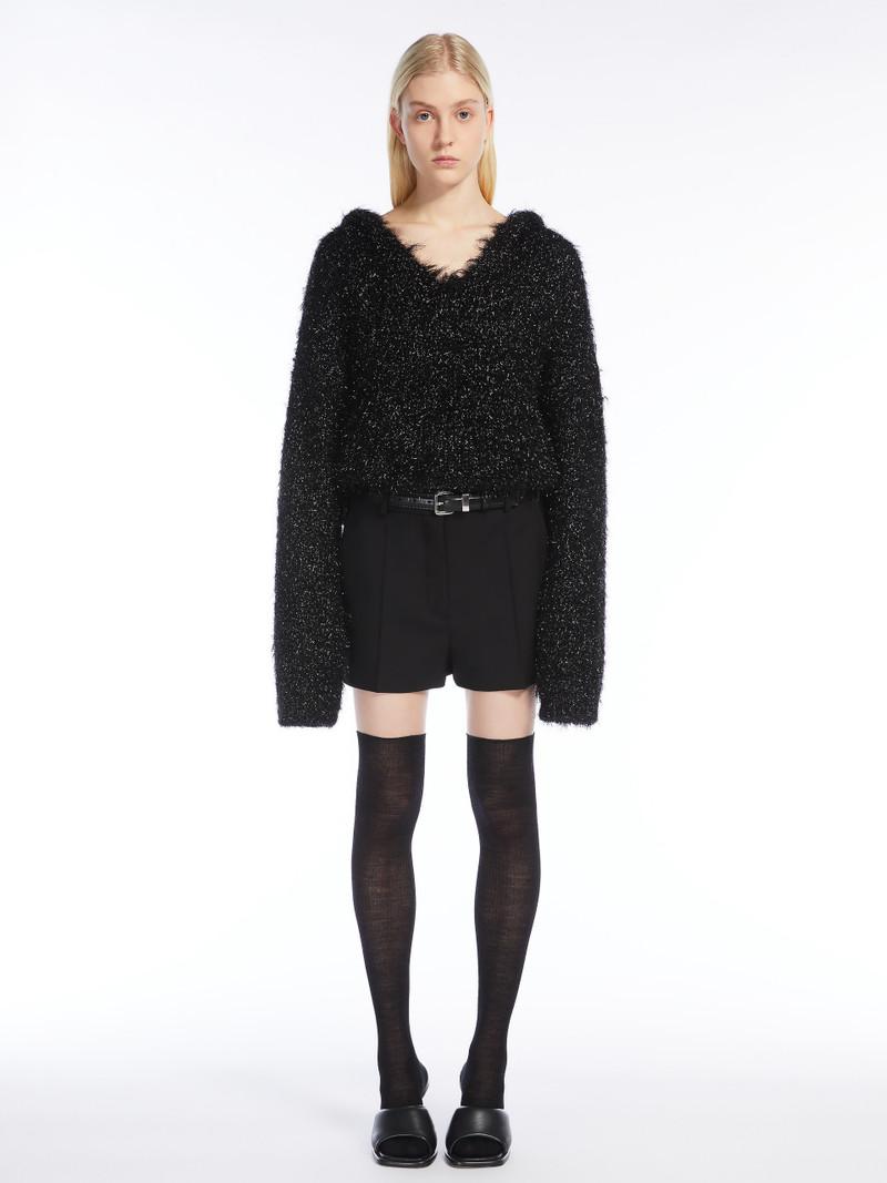 Sportmax OSCURI Oversized lurex sweater outlook