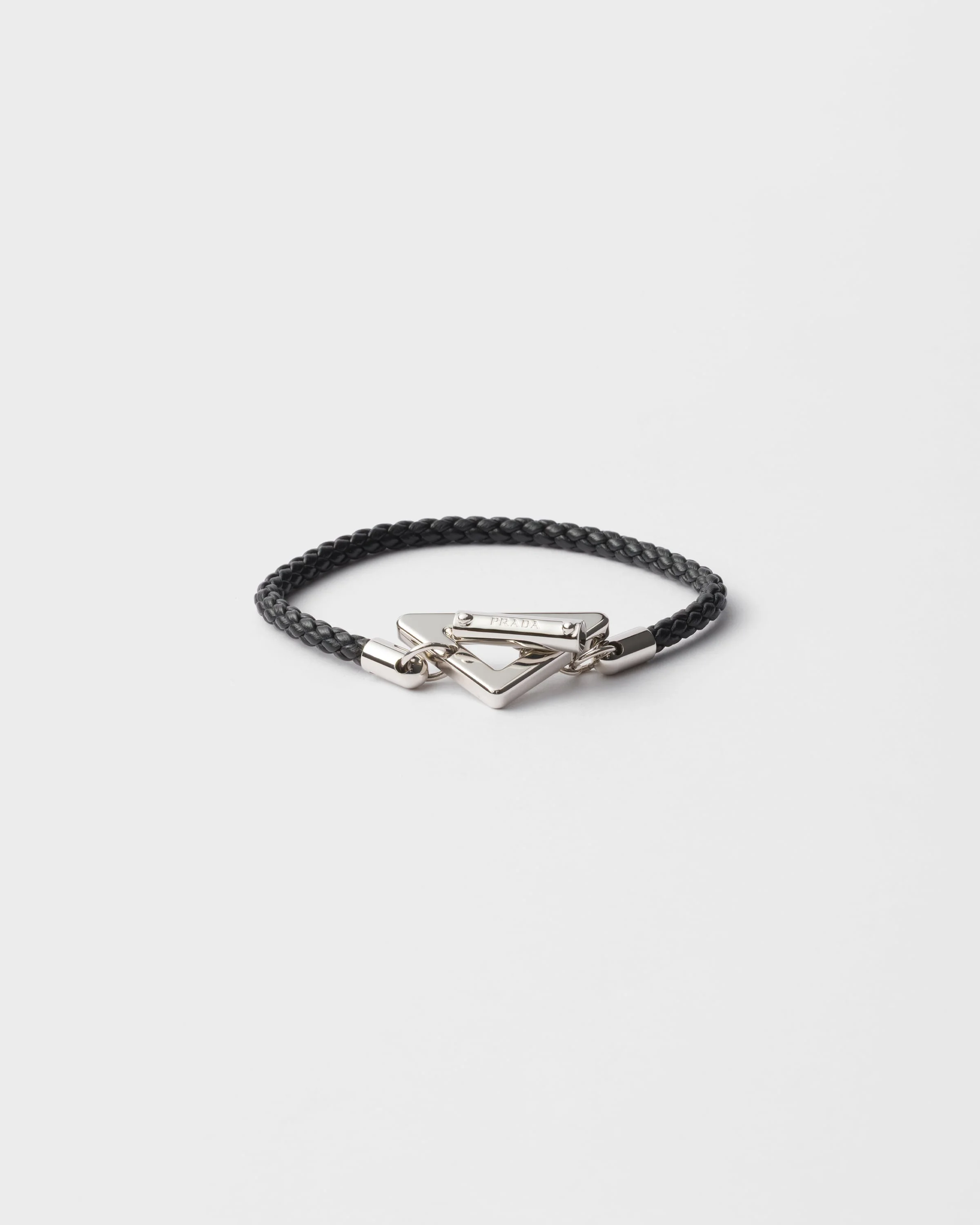Braided nappa leather bracelet - 1