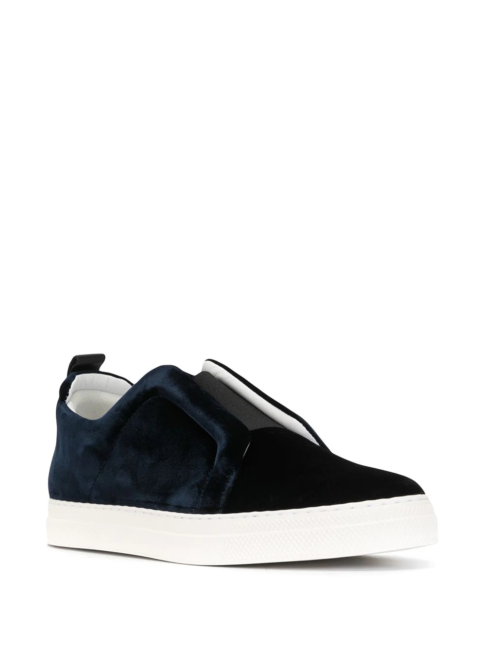 Slider velvet sneakers - 2