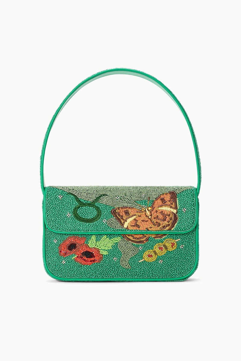 STAUD TOMMY ZODIAC BEADED BAG TAURUS 1