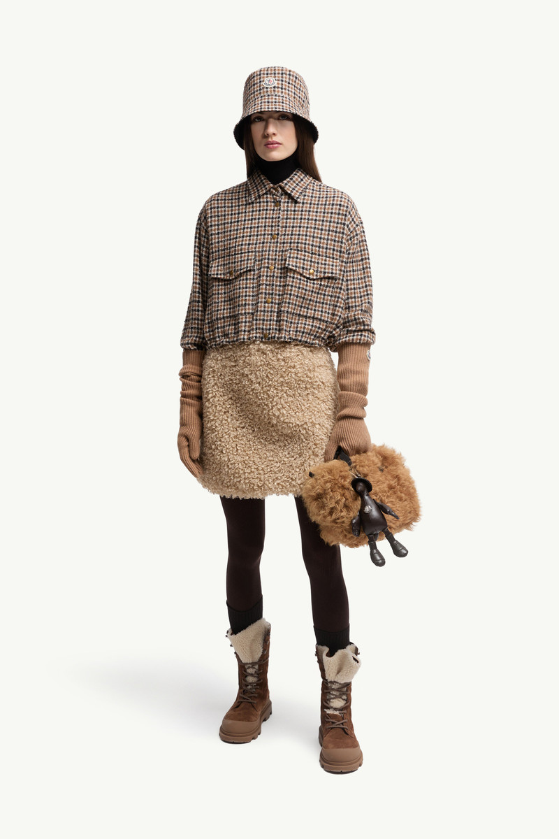 Moncler Check Wool Blend Long Sleeve Shirt outlook