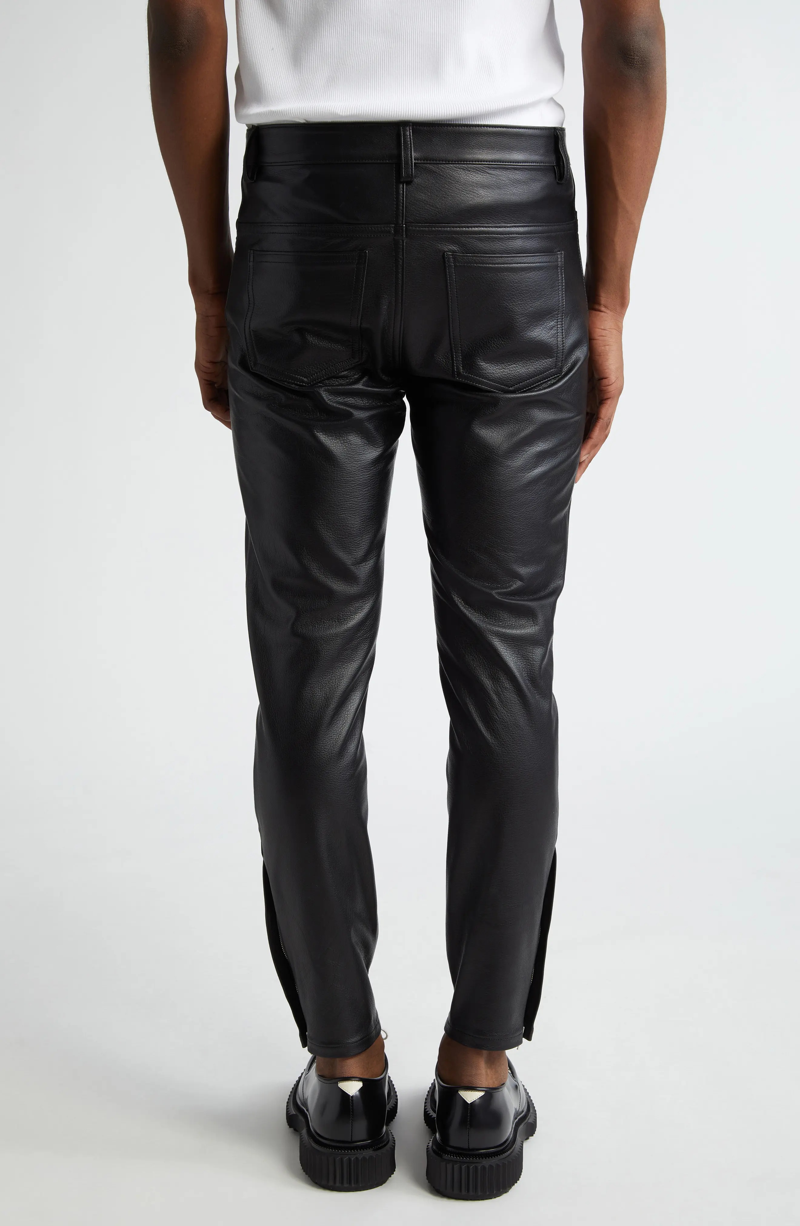 Leather Skinny Pants - 3