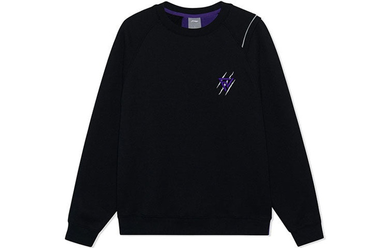 Li-Ning Li-Ning Fred VanVleet Logo Pullover 'Black Purple' AWDRH51-1 outlook