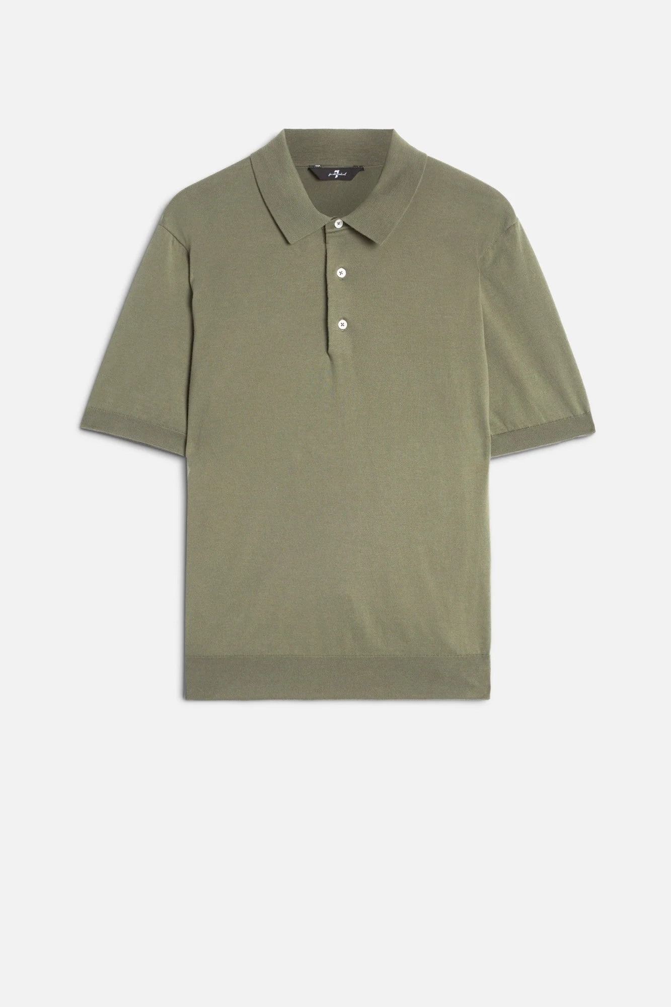 SHORT SLEEVE POLO SWEATER - 1