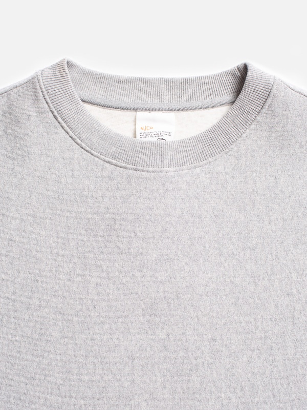 Hasse Sweater Crew Neck Greymelange - 3