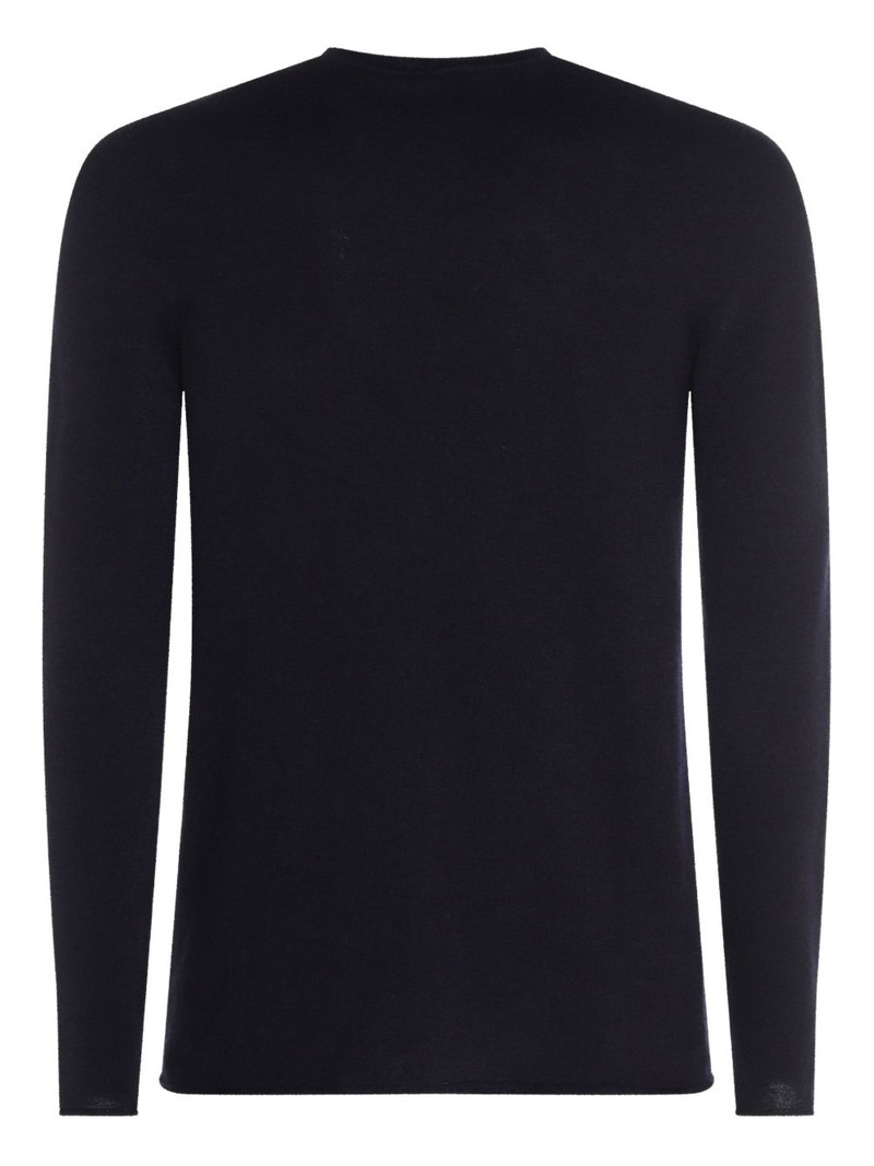 GIORGIO ARMANI Icon cashmere long-sleeve sweater outlook