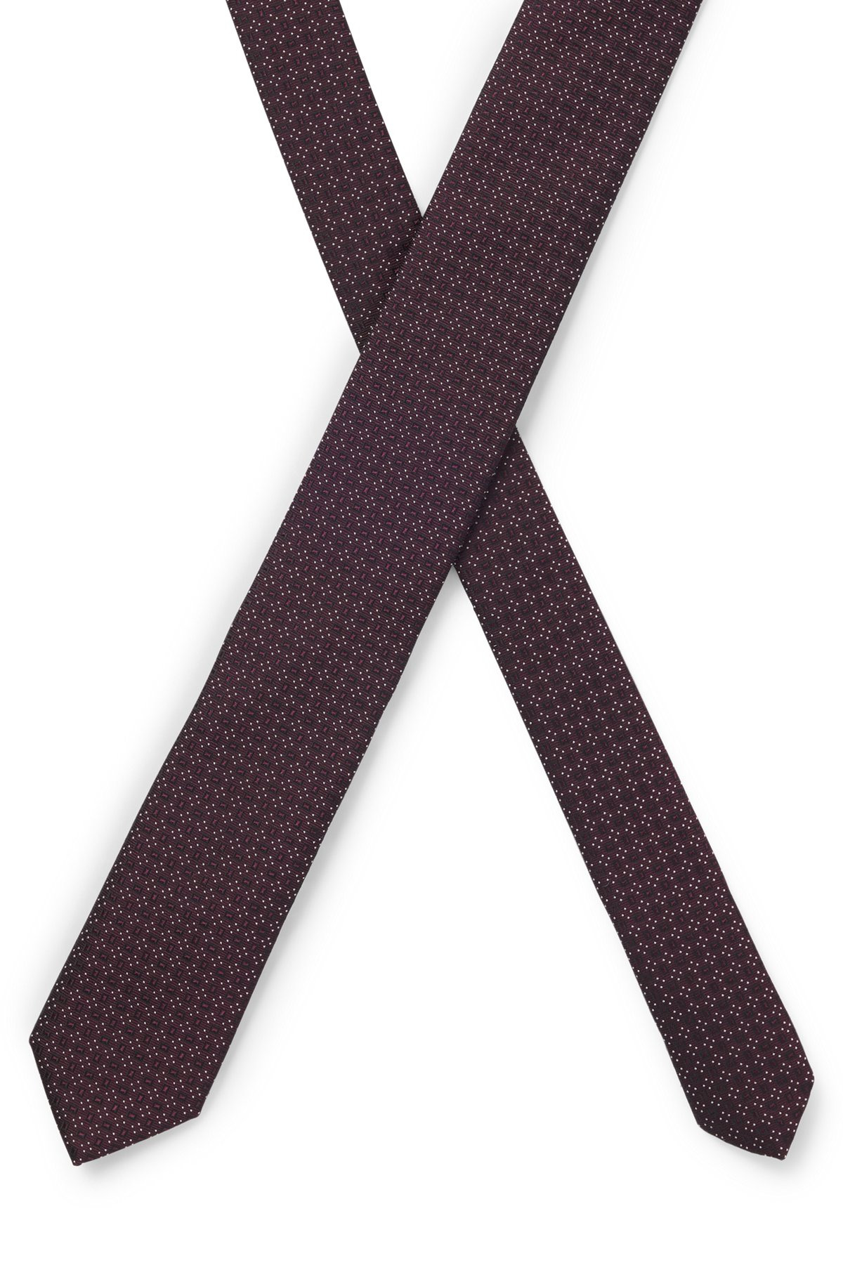 FORMAL TIE WITH ALL-OVER JACQUARD PATTERN - 4