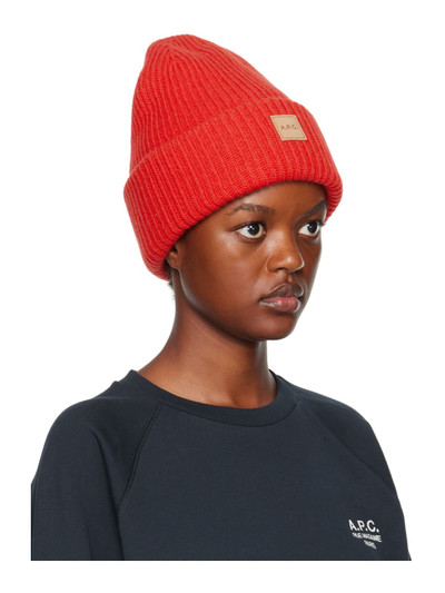 A.P.C. Red Michele Beanie outlook