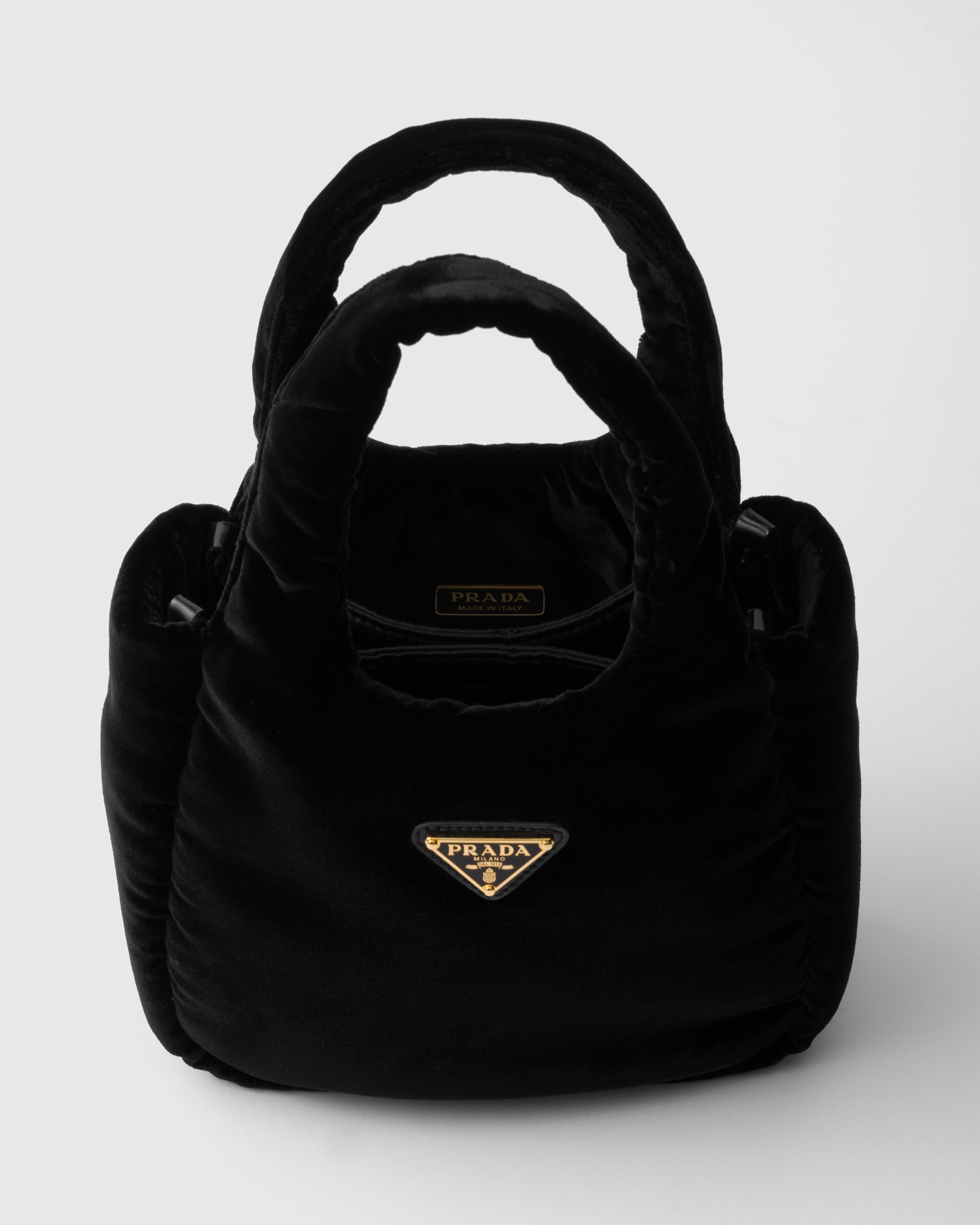 Padded velvet mini handbag - 5