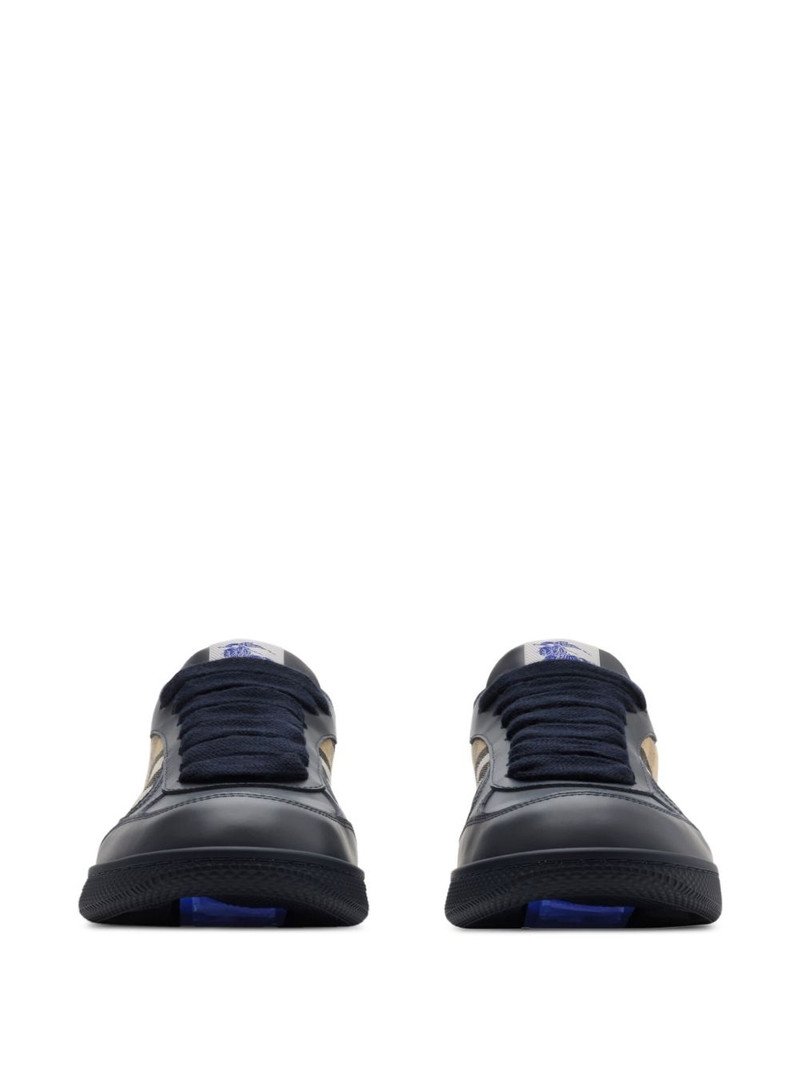 Burberry check-panelled sneakers outlook