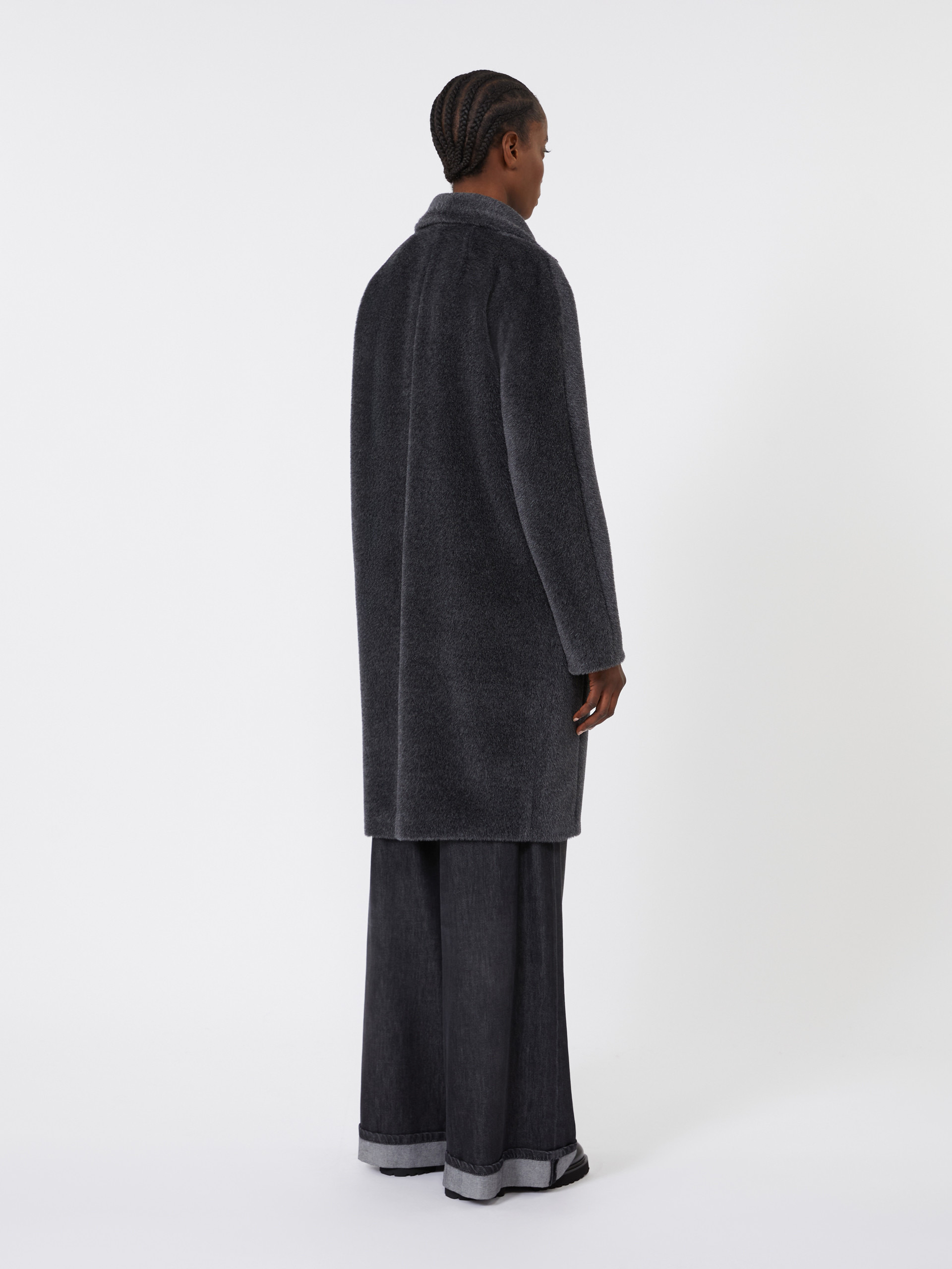ROSETO Wool and alpaca midi coat - 4