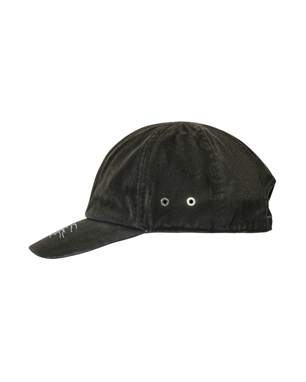 DENIM LOGO BASEBALL HAT - 2