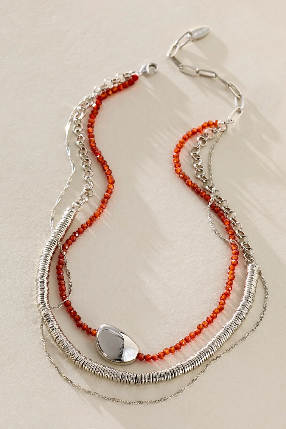 Wes Semiprecious Layer Necklace - 1