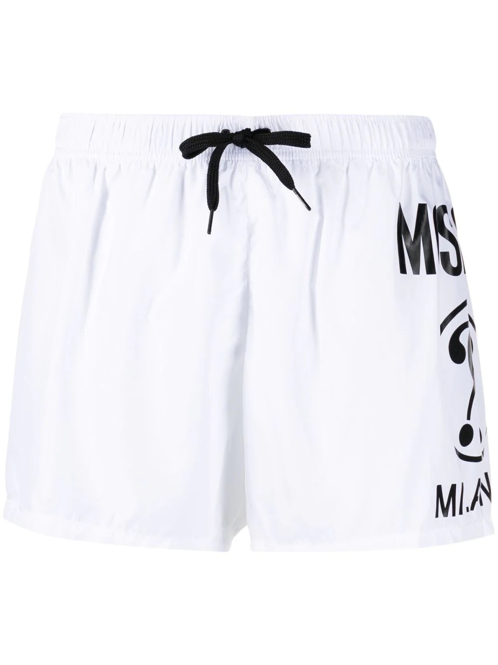 logo print swim shorts - 1